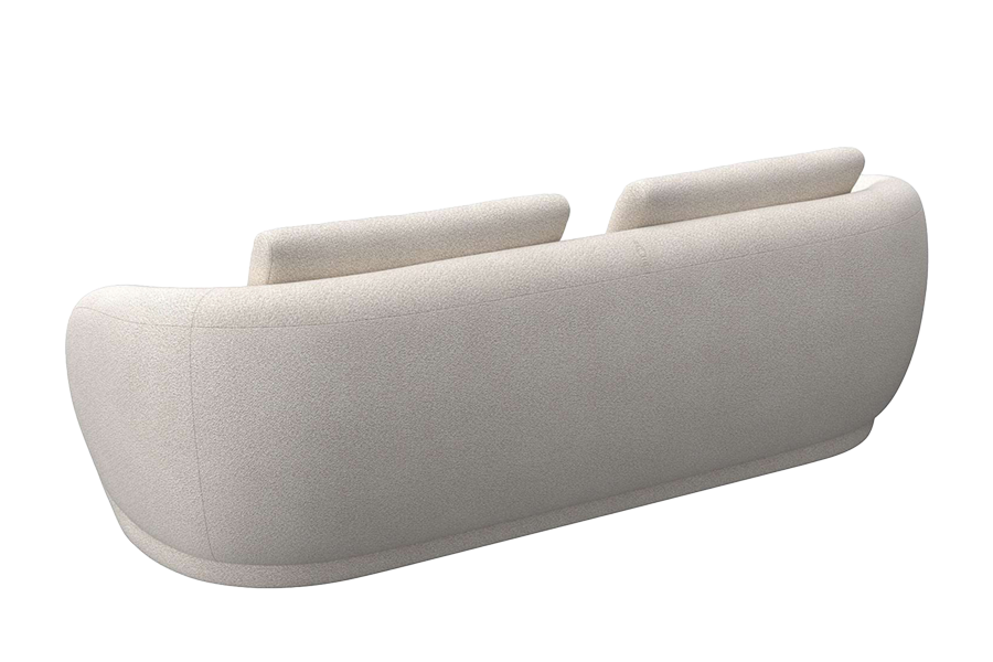 Aurelo Curve 3 Seater Sofa