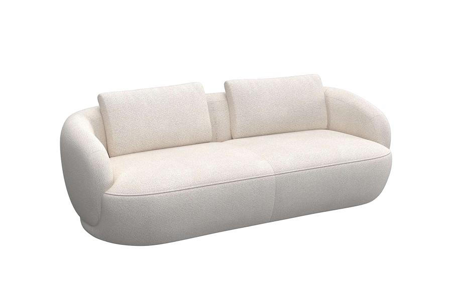Aurelo Curve 3 Seater Sofa