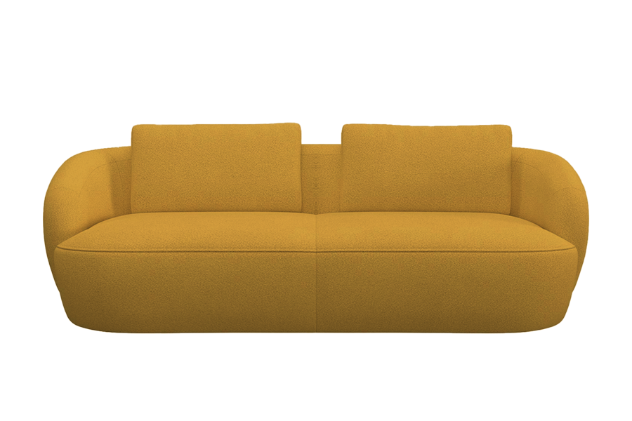 Aurelo Curve 3 Seater Sofa