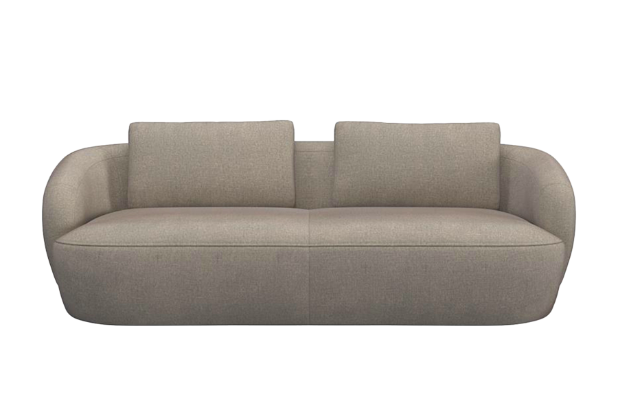 Aurelo Curve 3 Seater Sofa
