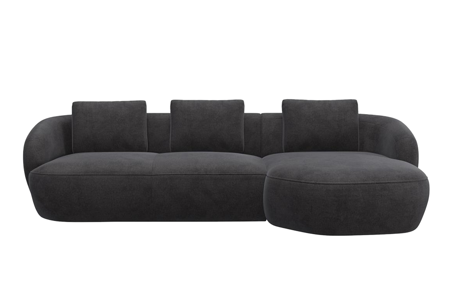 Aurelo Curve Medium Left Hand Chaise Sofa