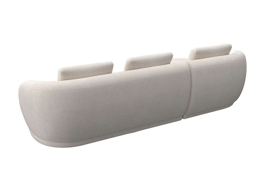 Aurelo Curve Medium Right Hand Chaise Sofa