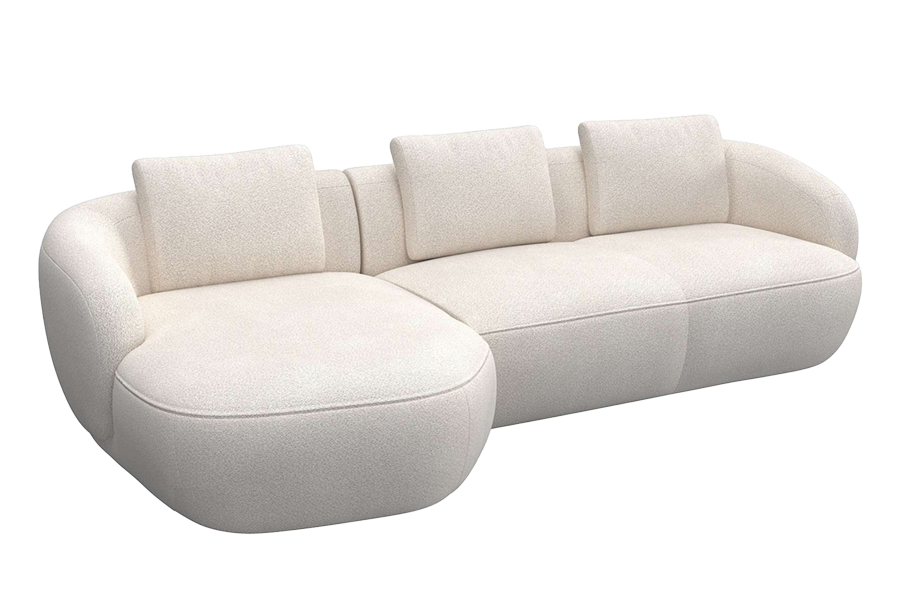 Aurelo Curve Medium Right Hand Chaise Sofa