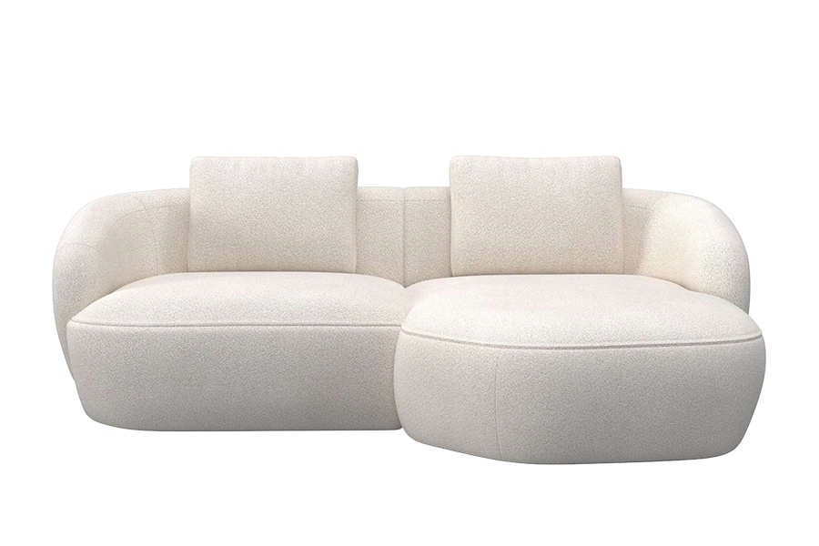 Aurelo Curve Small Left Hand Chaise Sofa
