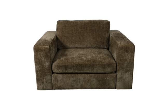 Knockout Lounge Armchair & Footstool