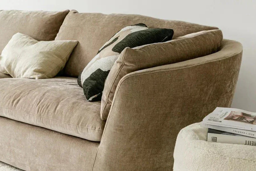 Aurelo Ground Grand 3 Seater Sofa Split Seat