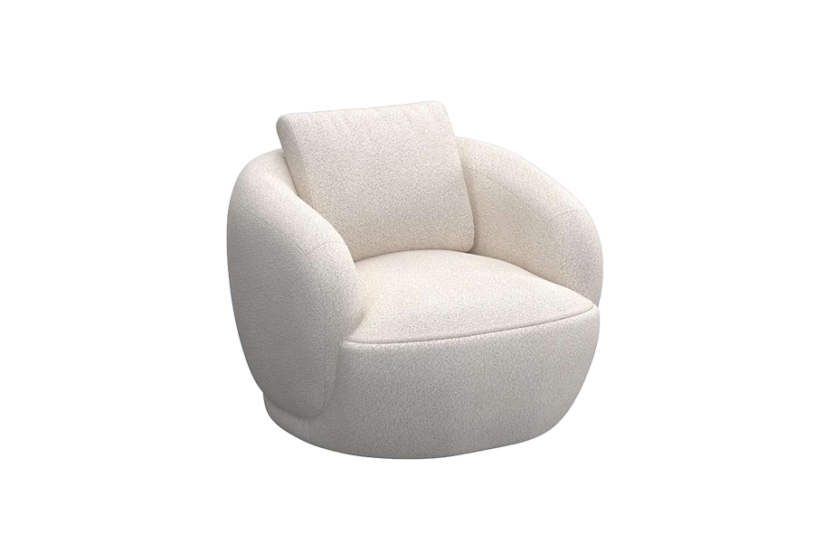 Aurelo Curve Accent Armchair