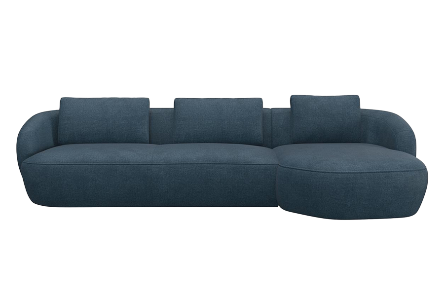 Aurelo Curve Large Left Hand Chaise Sofa