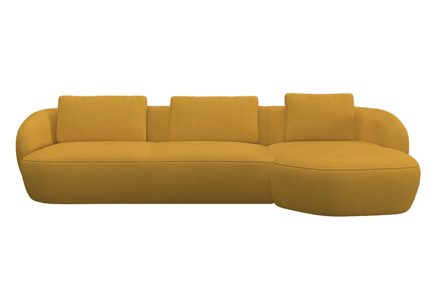 Aurelo Curve Large Left Hand Chaise Sofa