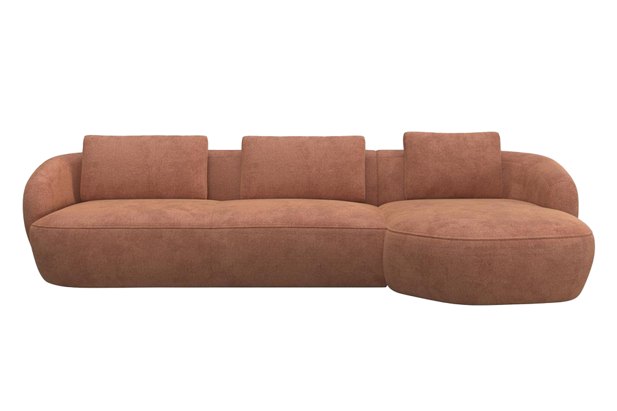 Aurelo Curve Large Left Hand Chaise Sofa