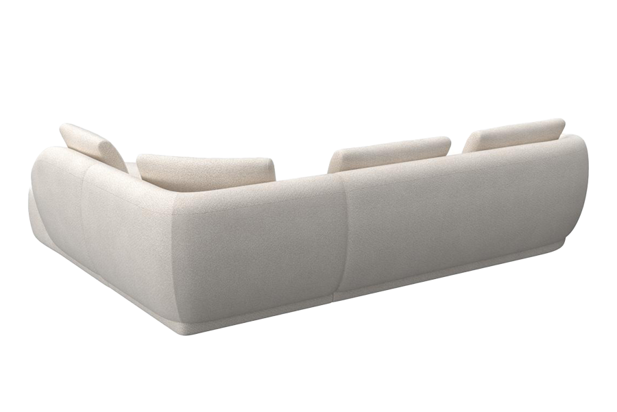 Aurelo Curve Large Left Hand Open Ended Corner Sofa