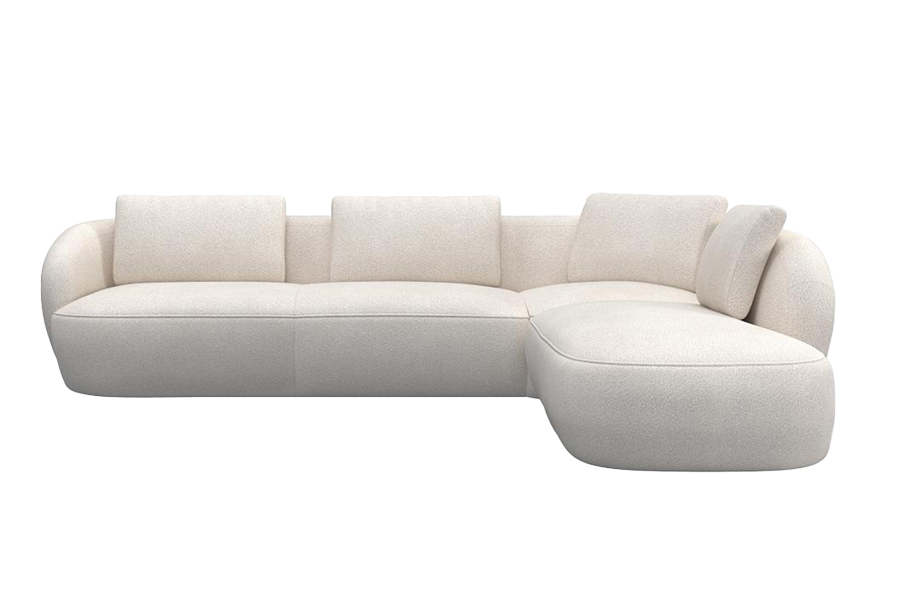 Aurelo Curve Large Left Hand Open Ended Corner Sofa