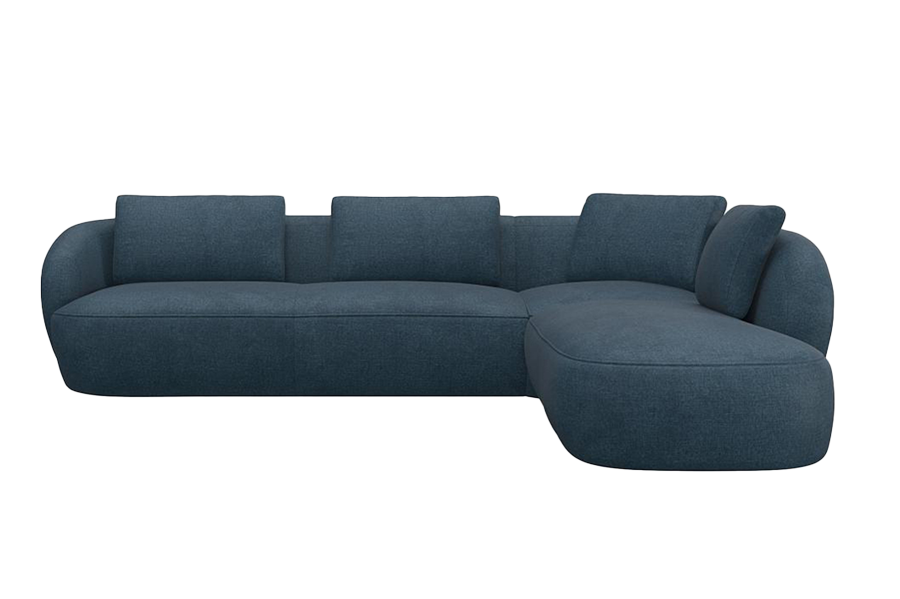 Aurelo Curve Large Left Hand Open Ended Corner Sofa