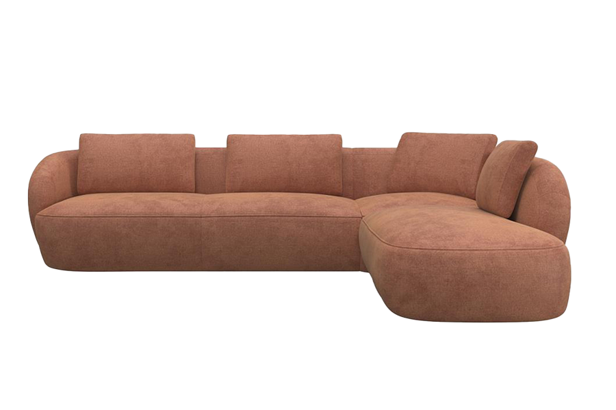 Aurelo Curve Large Left Hand Open Ended Corner Sofa