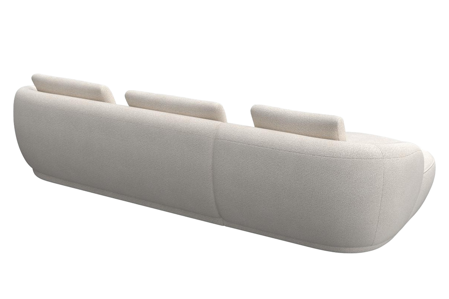 Aurelo Curve Large Right Hand Chaise Sofa
