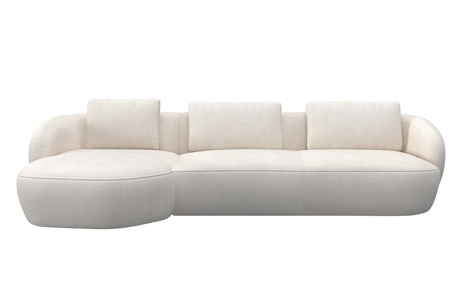 Aurelo Curve Large Right Hand Chaise Sofa