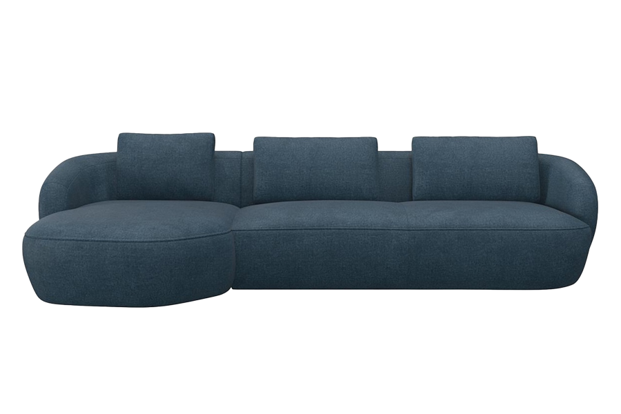 Aurelo Curve Large Right Hand Chaise Sofa