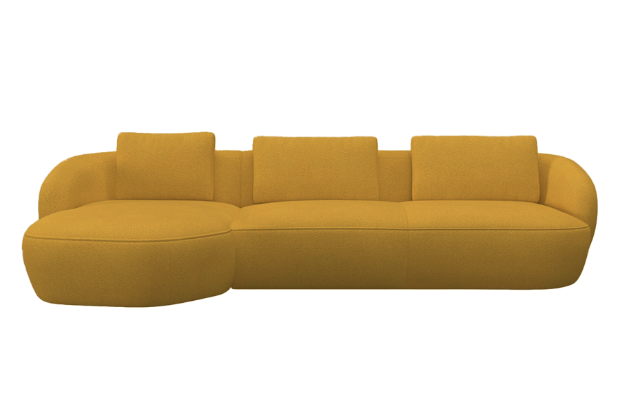 Aurelo Curve Large Right Hand Chaise Sofa