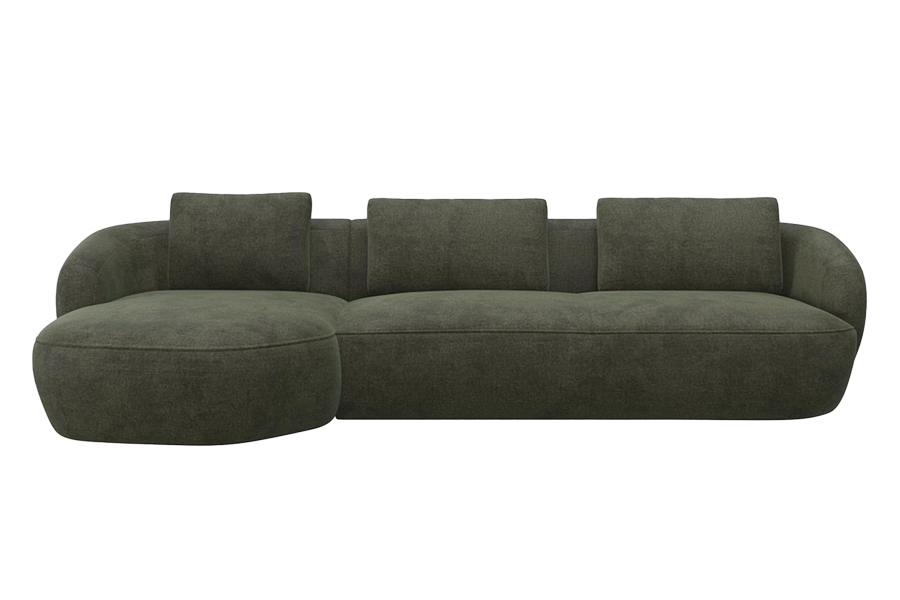 Aurelo Curve Large Right Hand Chaise Sofa