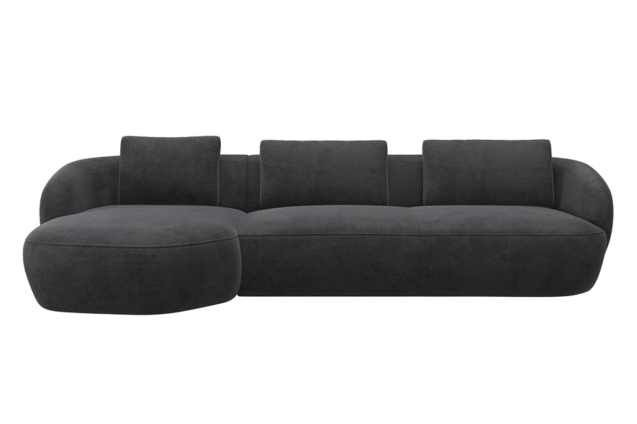 Aurelo Curve Large Right Hand Chaise Sofa