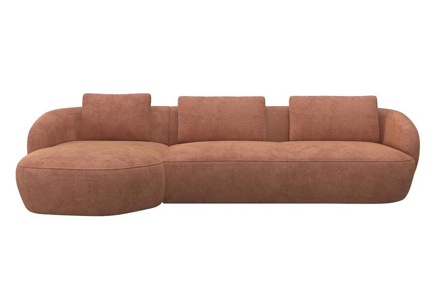 Aurelo Curve Large Right Hand Chaise Sofa