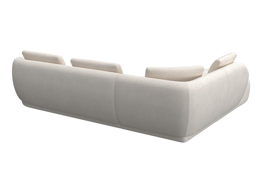 Aurelo Curve Large Right Hand Open Ended Corner Sofa