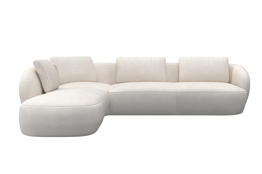 Aurelo Curve Large Right Hand Open Ended Corner Sofa