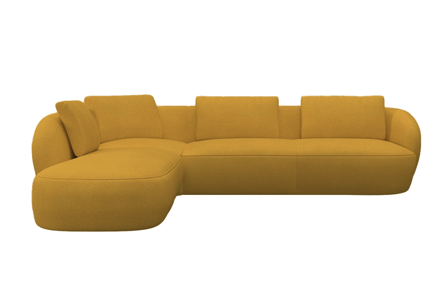 Aurelo Curve Large Right Hand Open Ended Corner Sofa