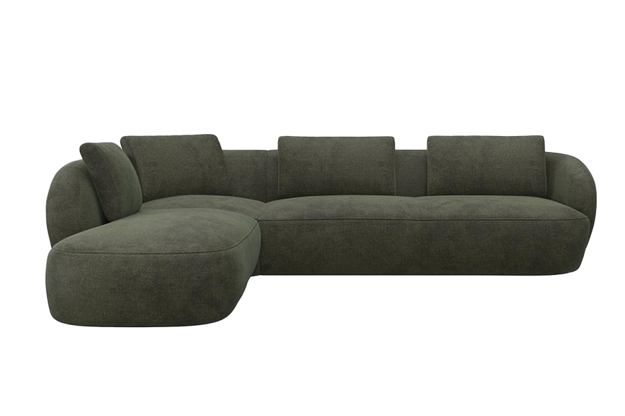 Aurelo Curve Large Right Hand Open Ended Corner Sofa