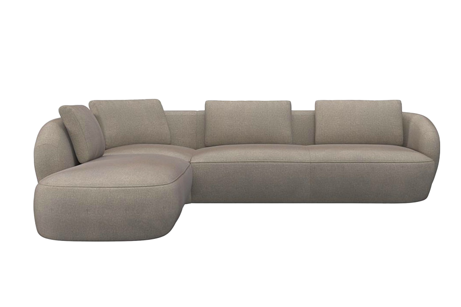 Aurelo Curve Large Right Hand Open Ended Corner Sofa