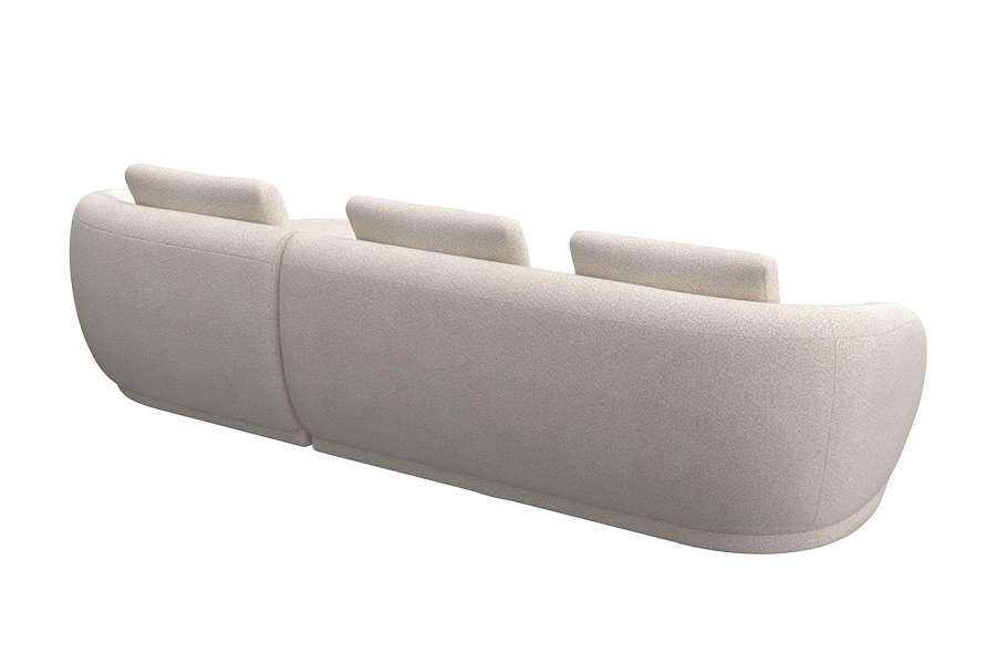 Aurelo Curve Medium Left Hand Chaise Sofa