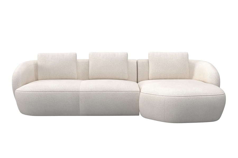 Aurelo Curve Medium Left Hand Chaise Sofa