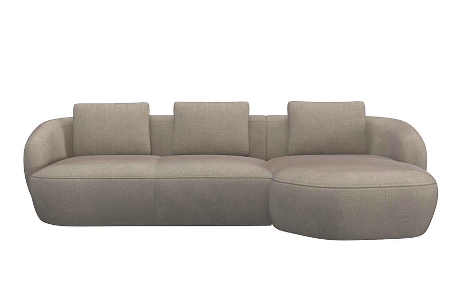 Aurelo Curve Medium Left Hand Chaise Sofa