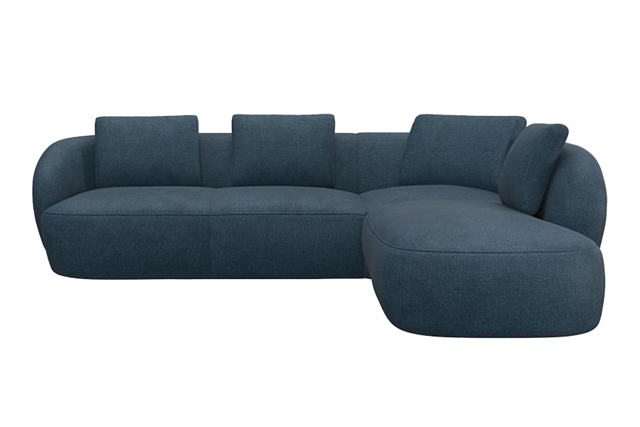 Aurelo Curve Medium Left Hand Open Ended Corner Sofa