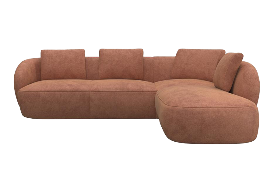Aurelo Curve Medium Left Hand Open Ended Corner Sofa