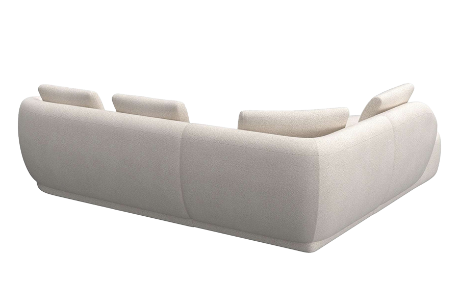 Aurelo Curve Medium Right Hand Open Ended Corner Sofa
