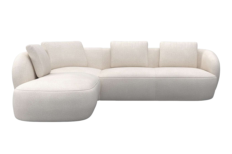 Aurelo Curve Medium Right Hand Open Ended Corner Sofa