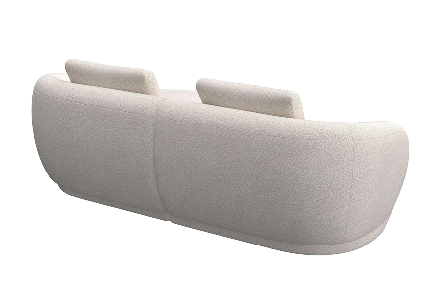 Aurelo Curve Small Left Hand Chaise Sofa