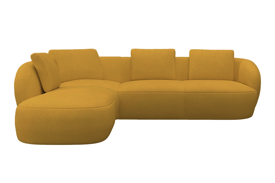 Aurelo Curve Medium Right Hand Open Ended Corner Sofa