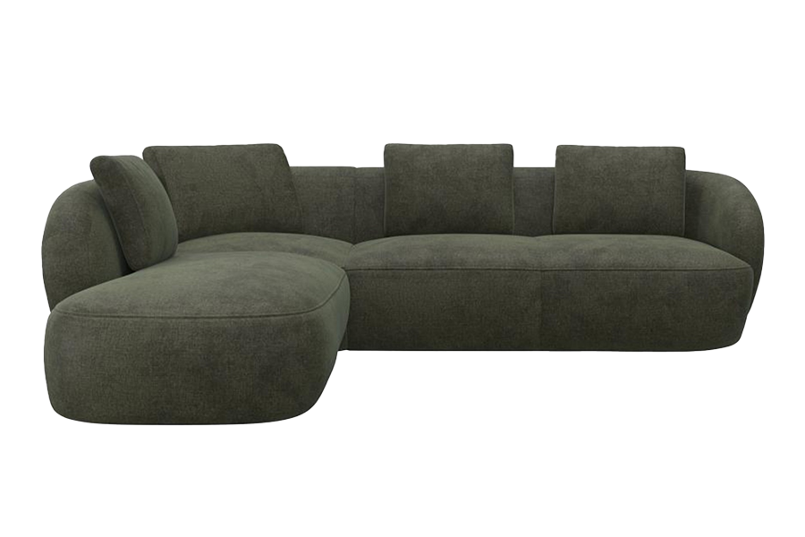 Aurelo Curve Medium Right Hand Open Ended Corner Sofa