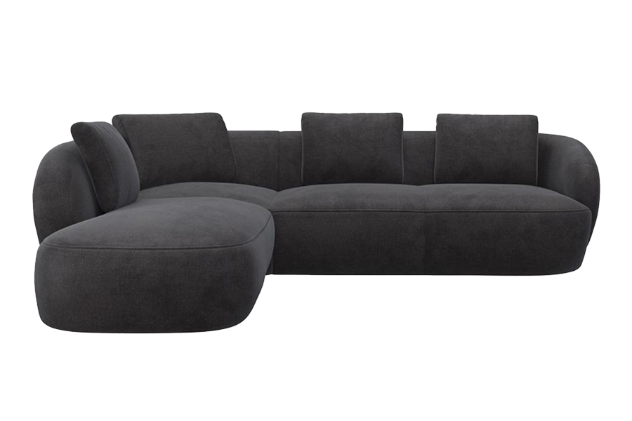 Aurelo Curve Medium Right Hand Open Ended Corner Sofa