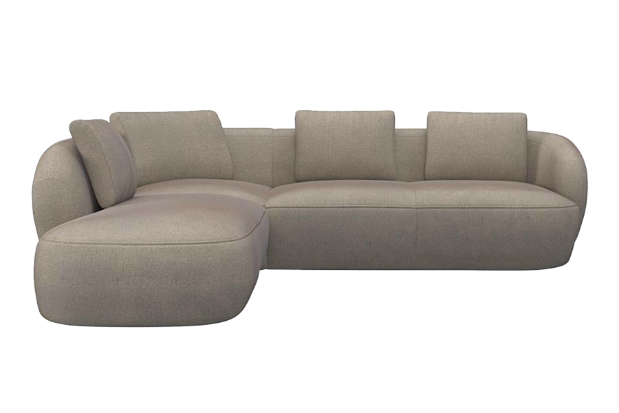 Aurelo Curve Medium Right Hand Open Ended Corner Sofa