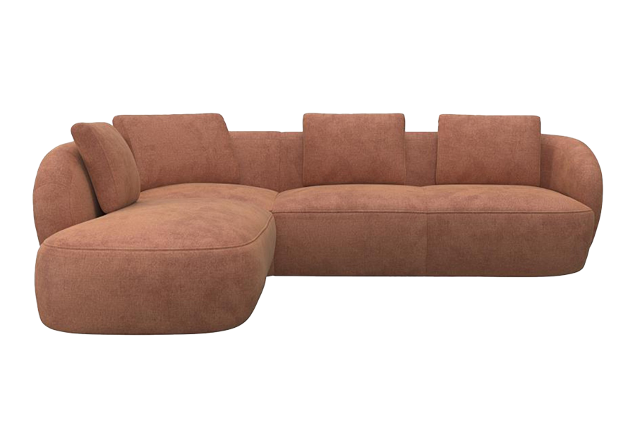 Aurelo Curve Medium Right Hand Open Ended Corner Sofa