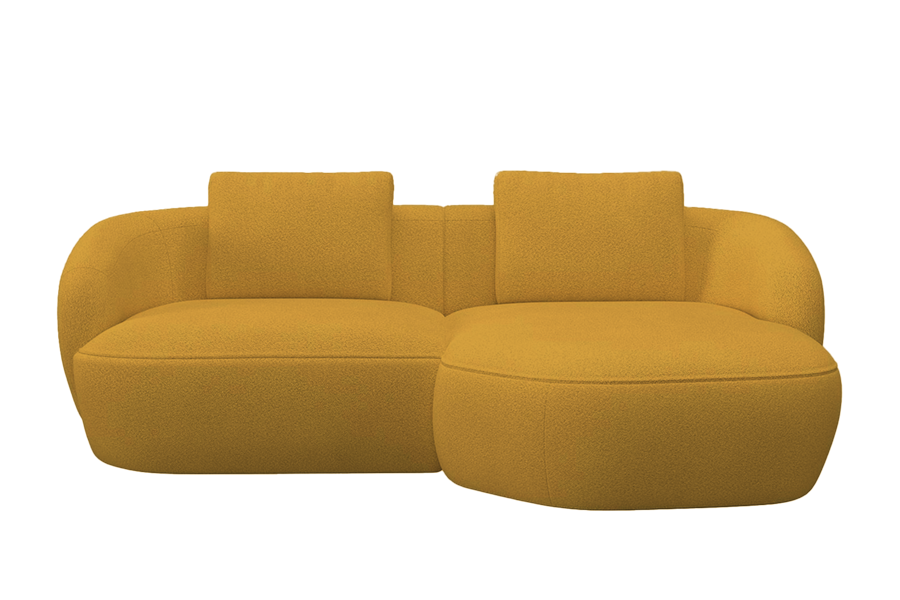 Aurelo Curve Small Left Hand Chaise Sofa