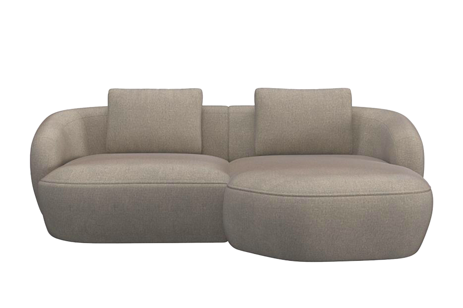 Aurelo Curve Small Left Hand Chaise Sofa