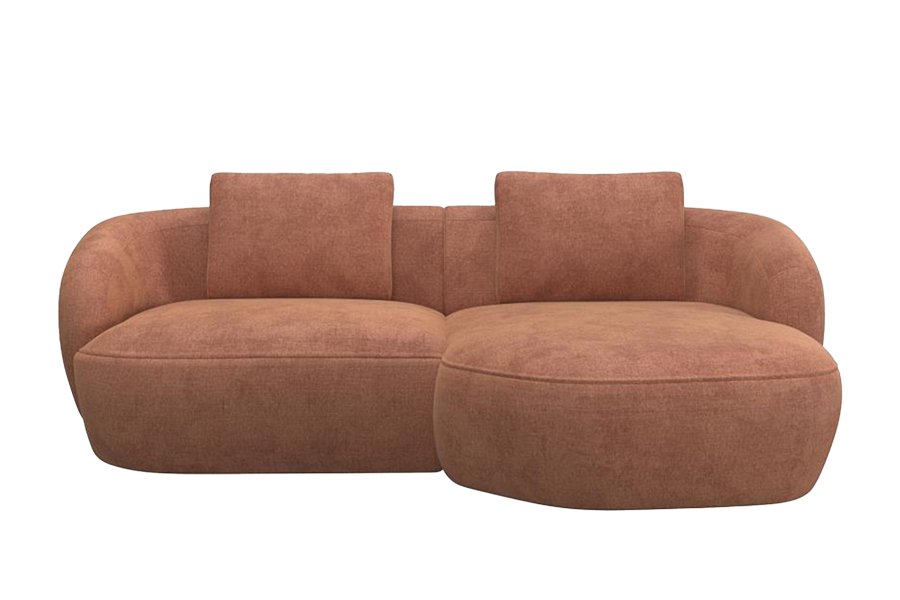Aurelo Curve Small Left Hand Chaise Sofa
