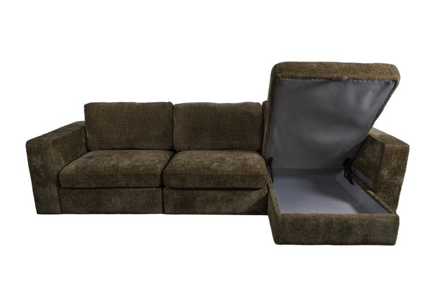 Aurelo Quiet Two-Seat Sofa with Chaise Set VIII