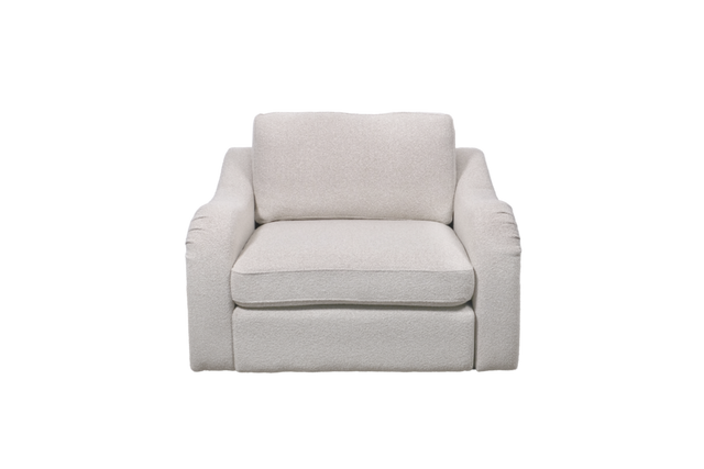 Slouch Lounge Armchair & Footstool
