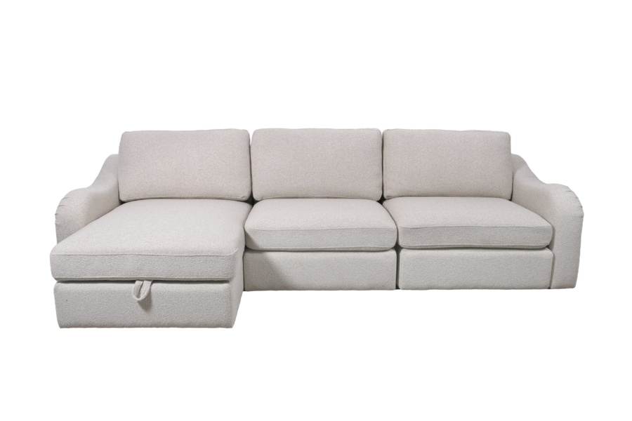 Aurelo Rest Two-Seat Sofa with Chaise Set VIII
