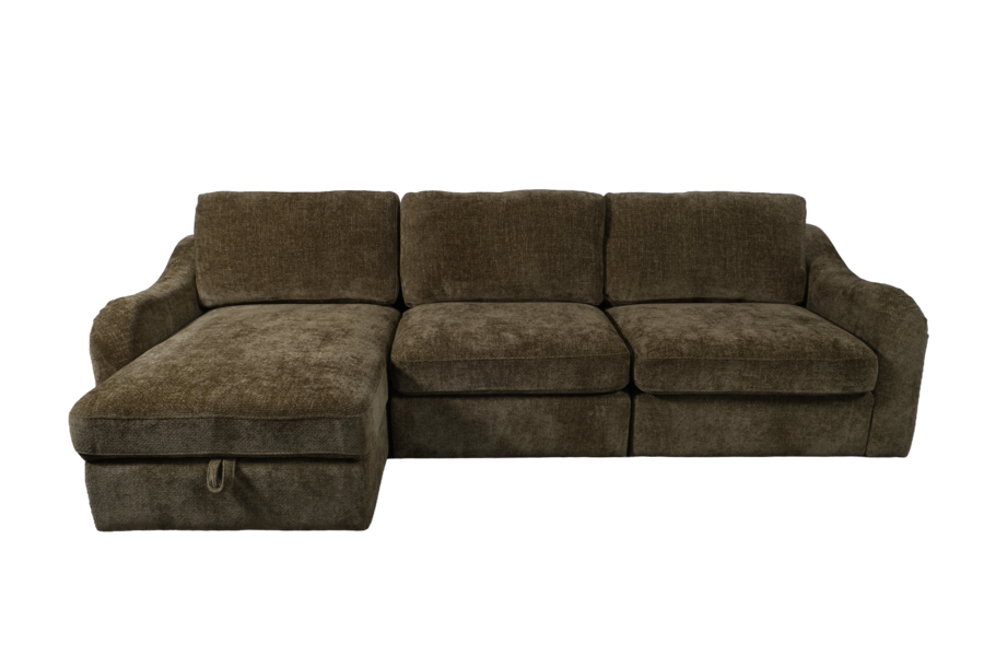 Aurelo Rest Two-Seat Sofa with Chaise Set VIII